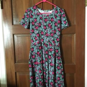 Floral LulaRoe Amelia Small